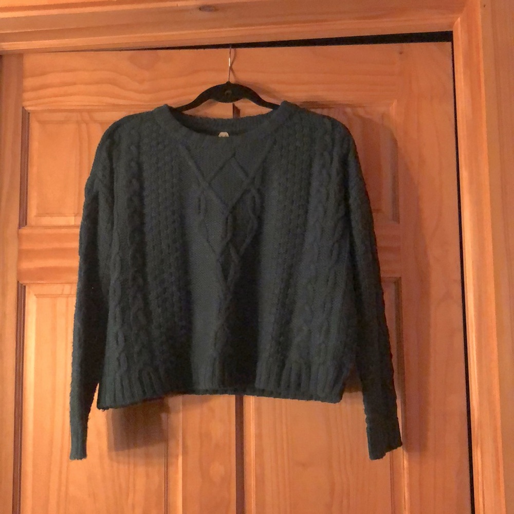 Dark green sweater